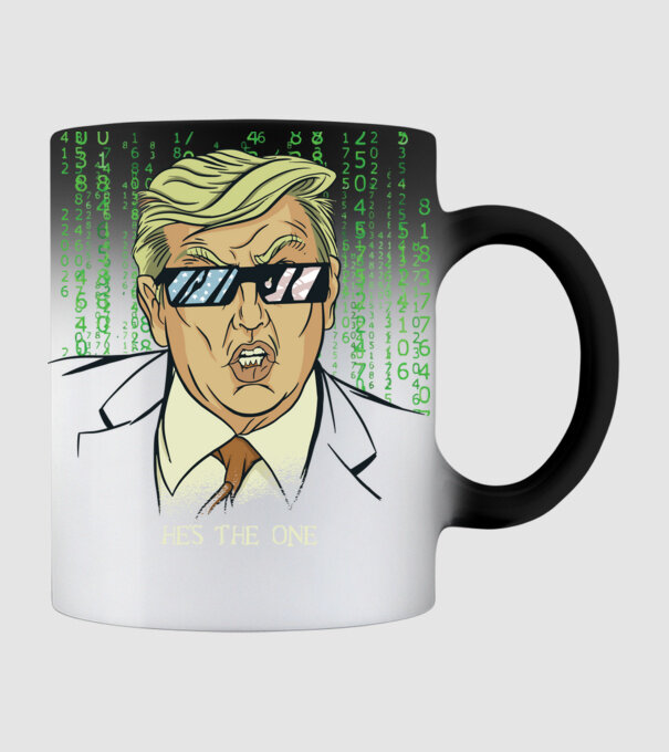 Trump Mátrix model negru pe tricou
