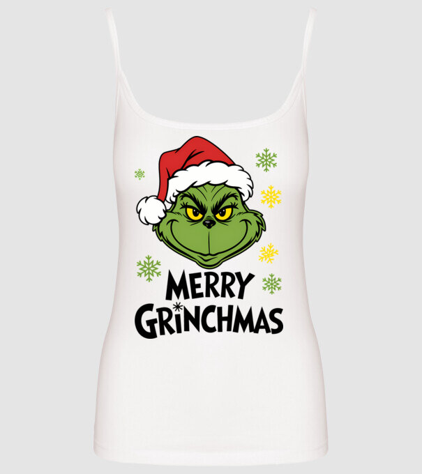 Merry Grinchmas Alb model alb pe tricou