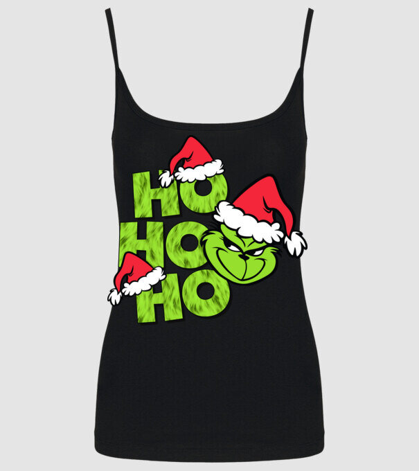Ho Ho Ho - Grinch model negru pe tricou