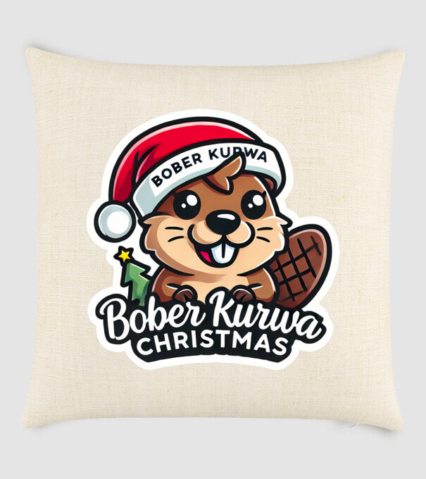 Bober Kurwa Christmas 1 model nisipiu pe tricou