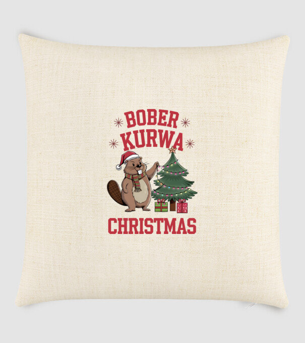 Bober Kurwa Christmas 3 model nisipiu pe tricou