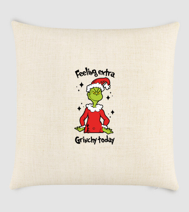 Feeling extra Grinchy today model nisipiu pe tricou
