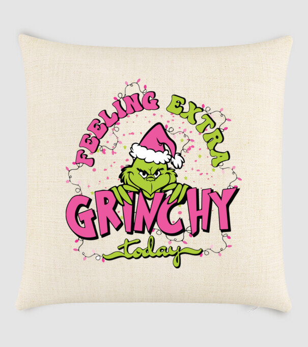 Feeling extra Grinchy today model nisipiu pe tricou