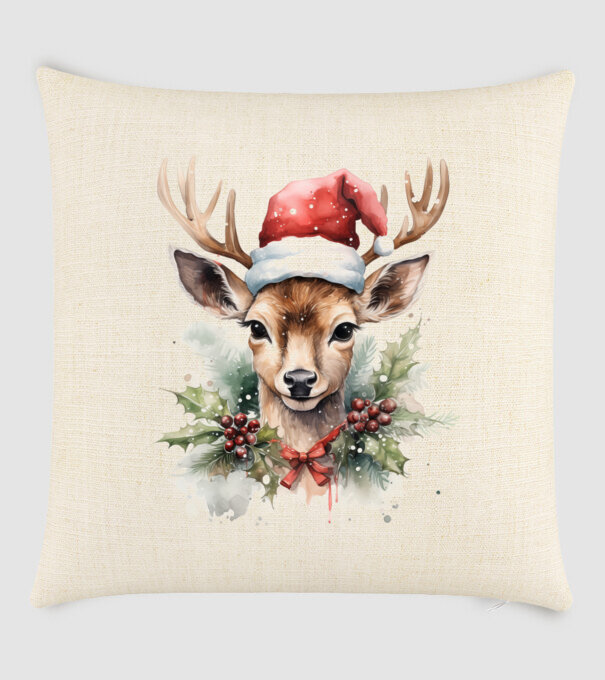 Festive Reindeer model nisipiu pe tricou