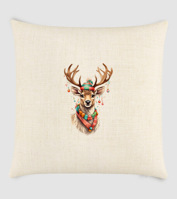 Festive Reindeer model nisipiu pe tricou