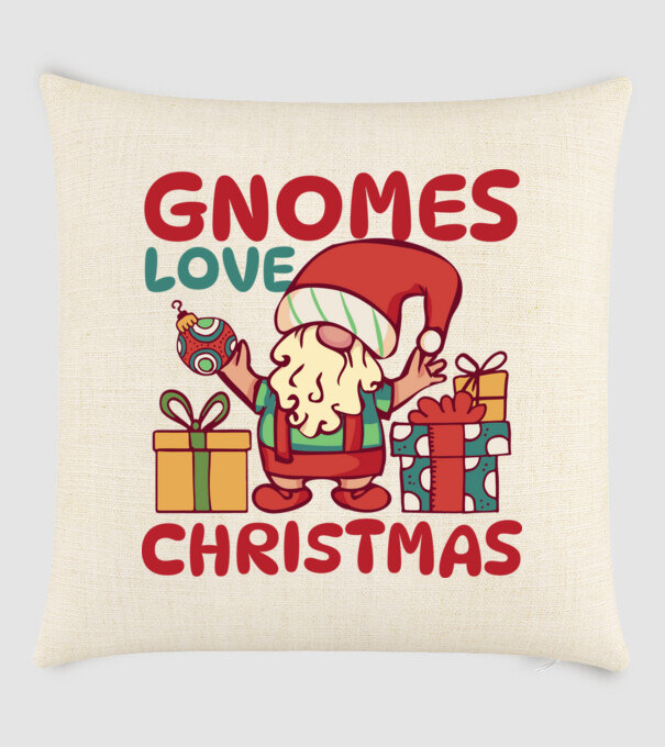 Gnomes LOVE Christmas model nisipiu pe tricou
