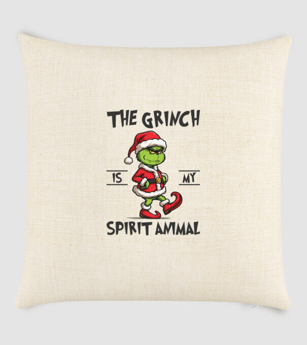 Grinch is my spirit animal model nisipiu pe tricou