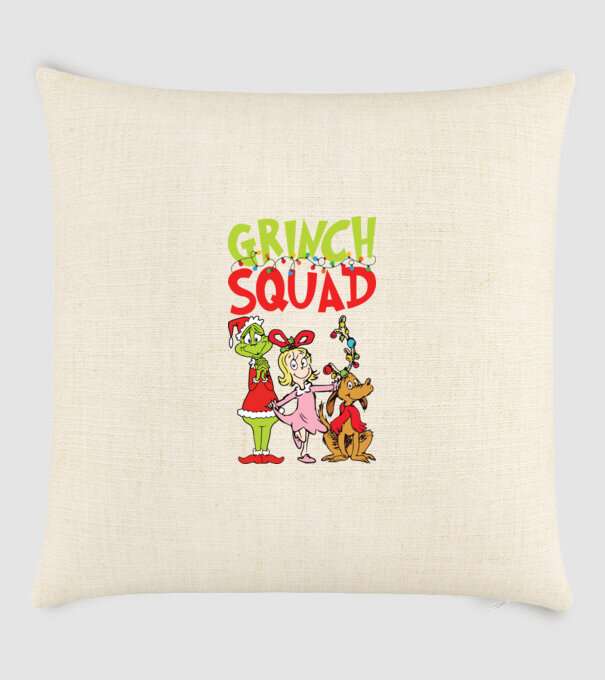 Grinch Squad model nisipiu pe tricou