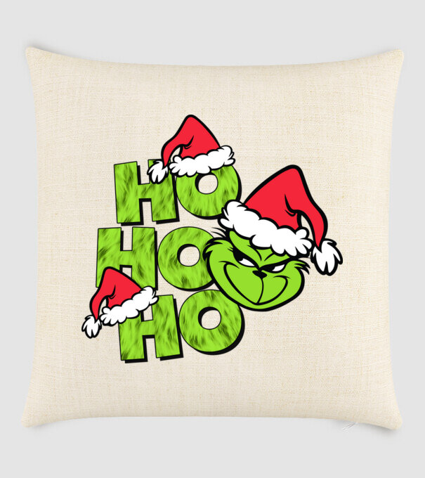 Ho Ho Ho - Grinch model nisipiu pe tricou