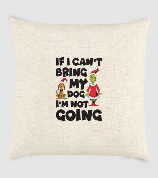 If i can't bring my dog I'm not going model nisipiu pe tricou