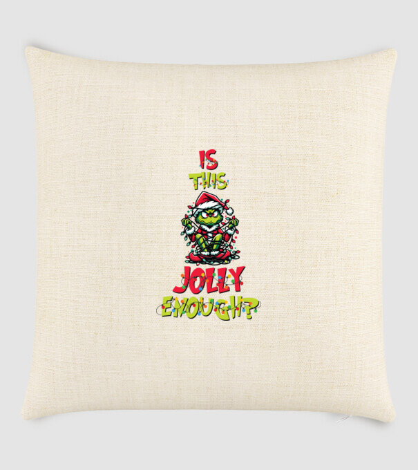 Is this jolly enough Grinch model nisipiu pe tricou