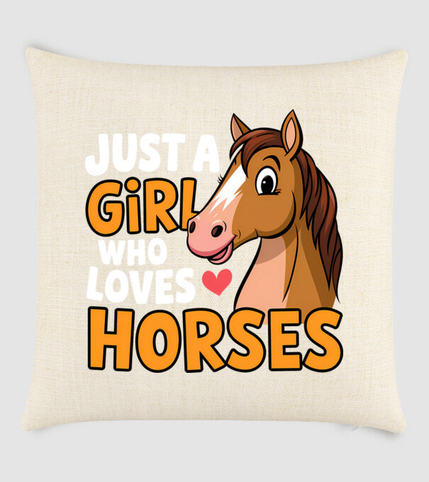 Just a girl who loves horses Negru model nisipiu pe tricou