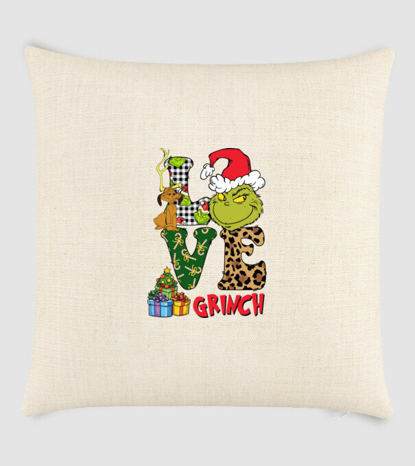 Love Grinch model nisipiu pe tricou