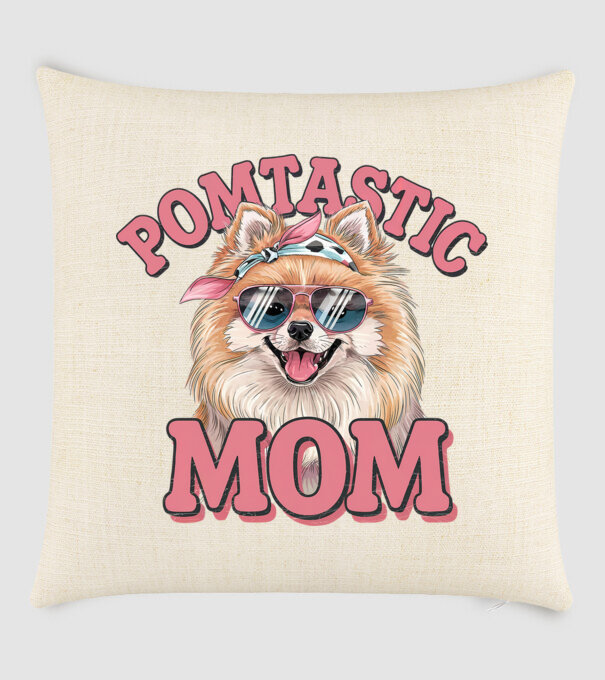 Pomtastic Mom model nisipiu pe tricou