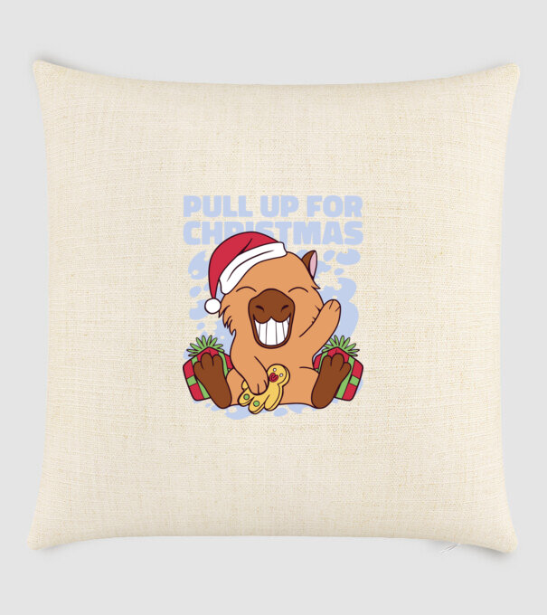 Pull up for christmas Capybara model nisipiu pe tricou