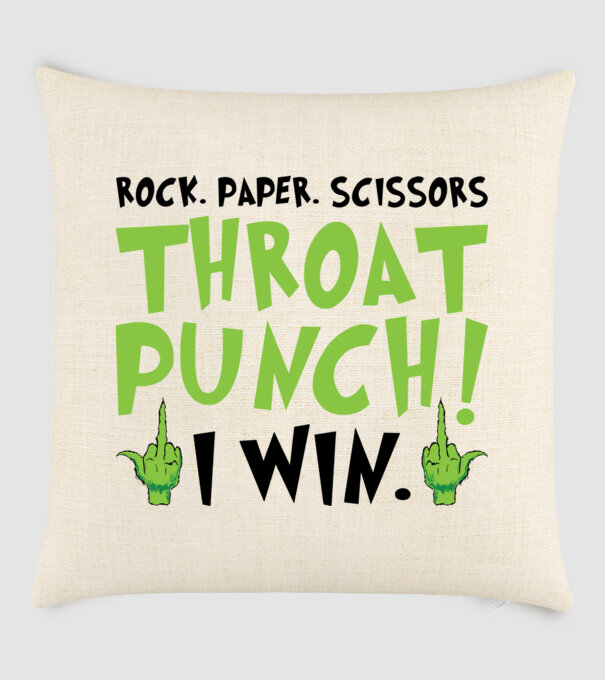 Rock paper scissors - Grinch model nisipiu pe tricou