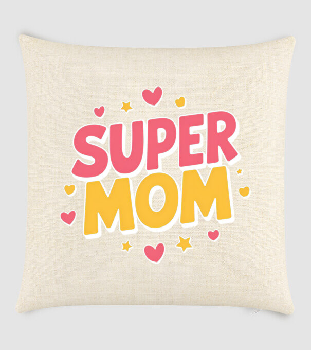 Super Mom Negru model nisipiu pe tricou
