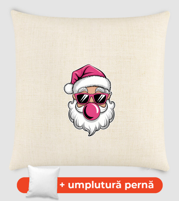 Bubble gum Santa 2 model nisipiu pe tricou