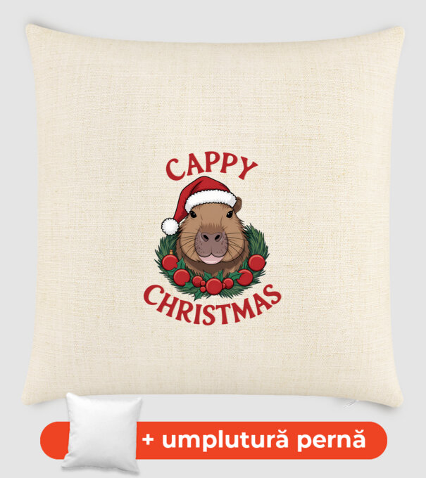 Cappy Christmas 2 model nisipiu pe tricou