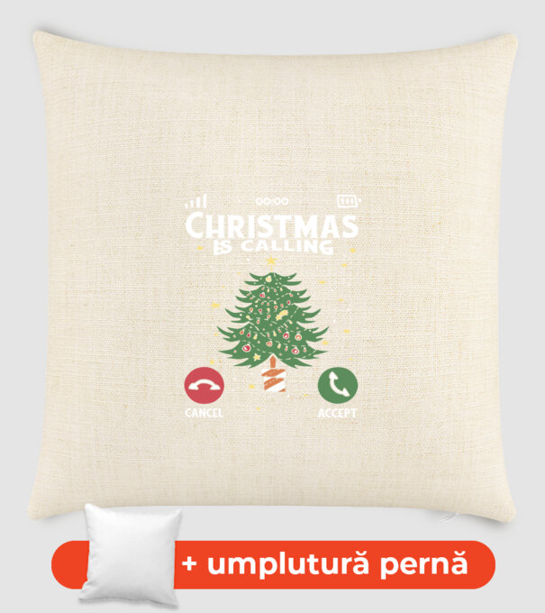 Christmas is calling model nisipiu pe tricou