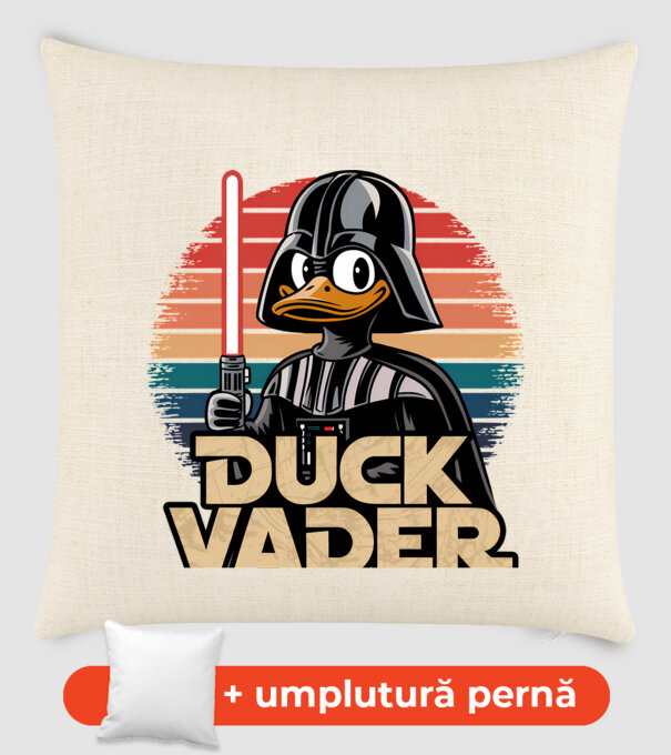 Duck Vader model nisipiu pe tricou