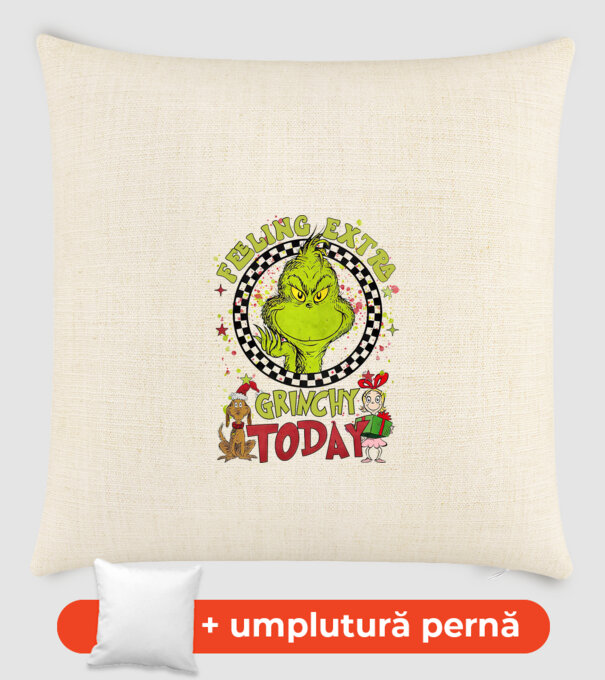 Feeling extra Grinchy today - Grinch model nisipiu pe tricou