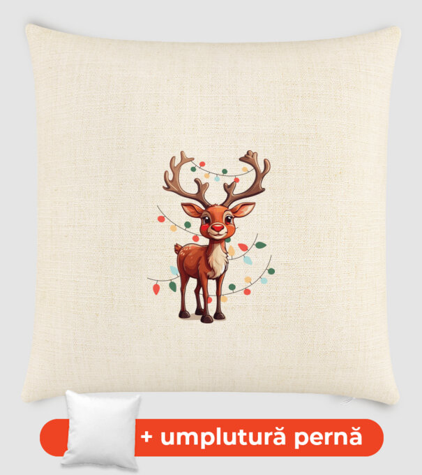 Festive Rudolph model nisipiu pe tricou