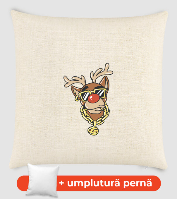 Gangster Reindeer model nisipiu pe tricou