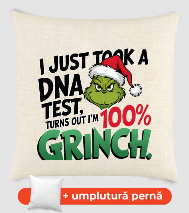 Grinch DNA test model nisipiu pe tricou