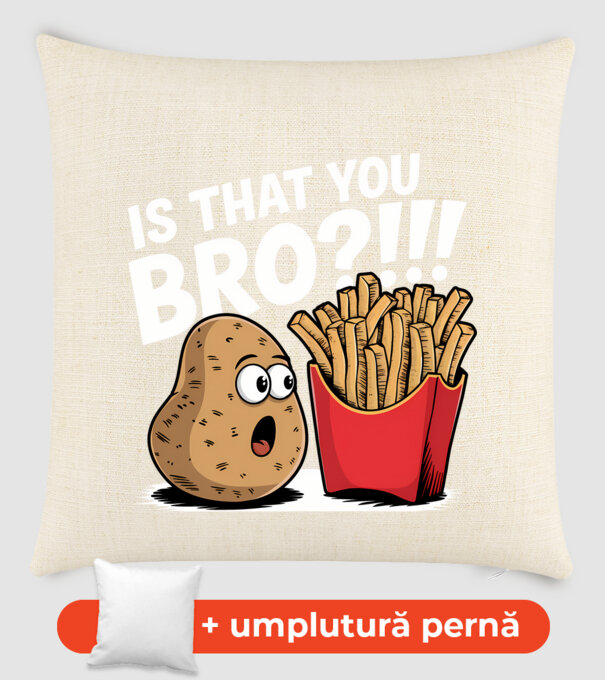 Is that you BRO?!! Negru model nisipiu pe tricou