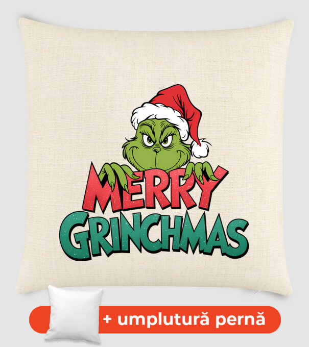 Merry Grinchmas model nisipiu pe tricou