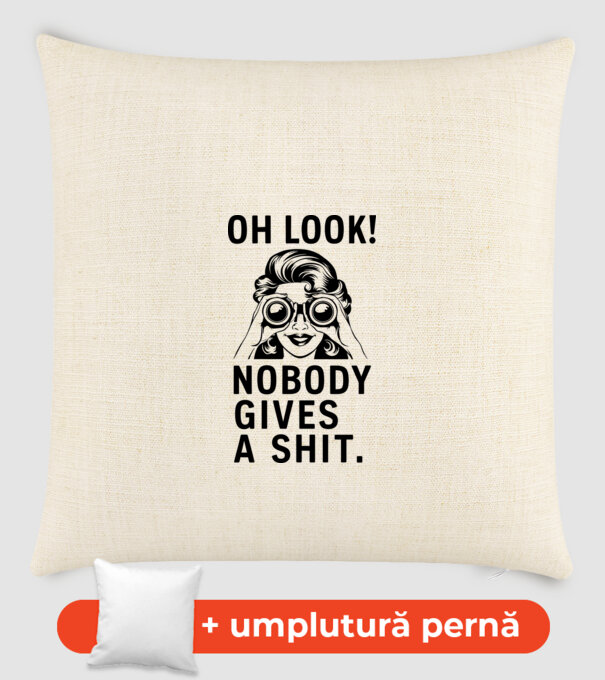 Nobody Gives a shit model nisipiu pe tricou