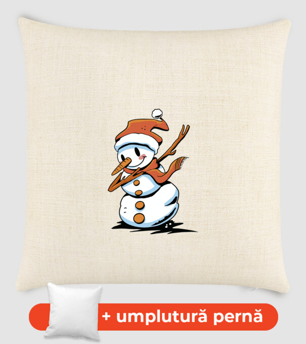 om de zăpadă Dab model nisipiu pe tricou
