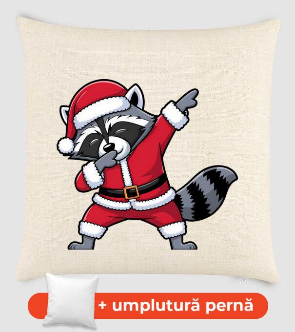 Raton Dab Xmas model nisipiu pe tricou