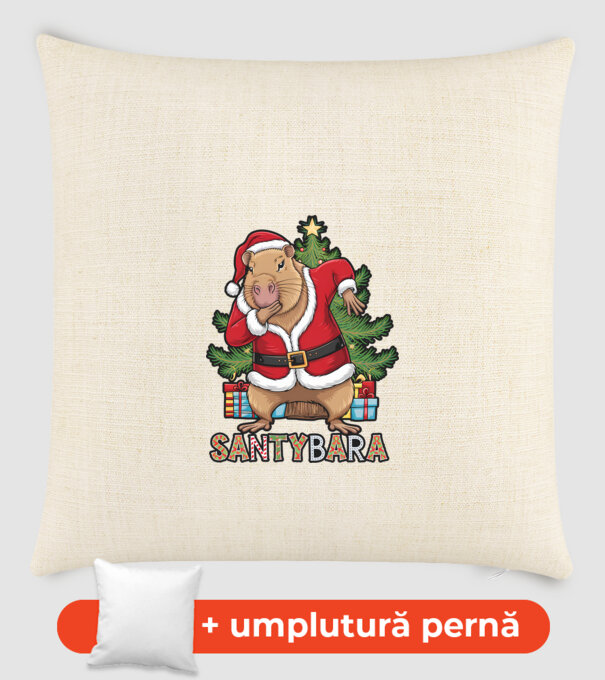 Santybara model nisipiu pe tricou