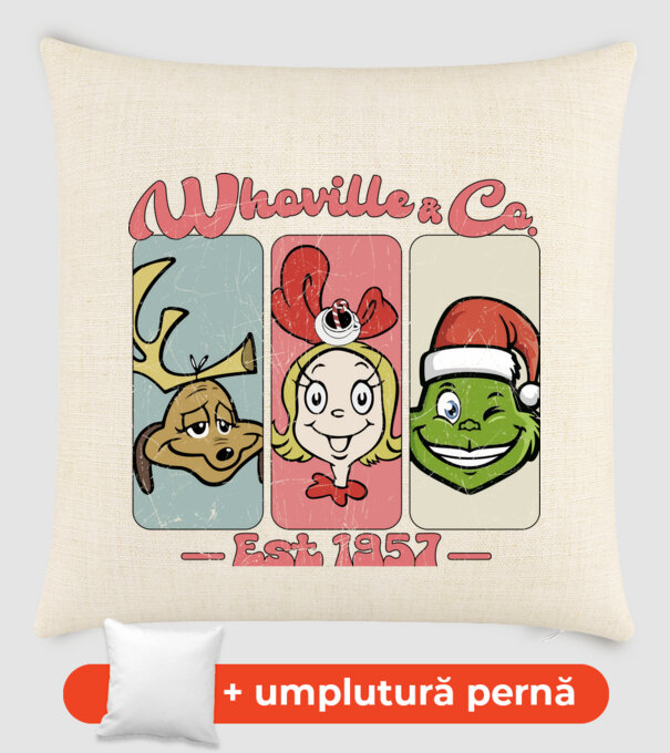 Whoville & Co - Grinch model nisipiu pe tricou