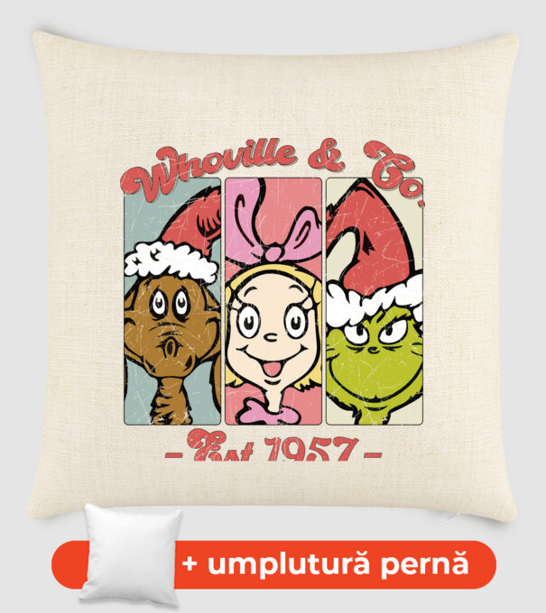 Whoville & Co. - Grinch model nisipiu pe tricou