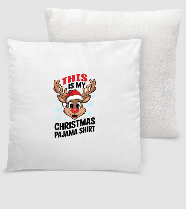 Christmas Pajama Reindeer Alb model alb pe tricou