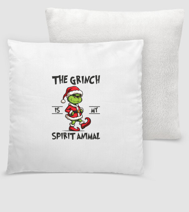 Grinch is my spirit animal model alb pe tricou