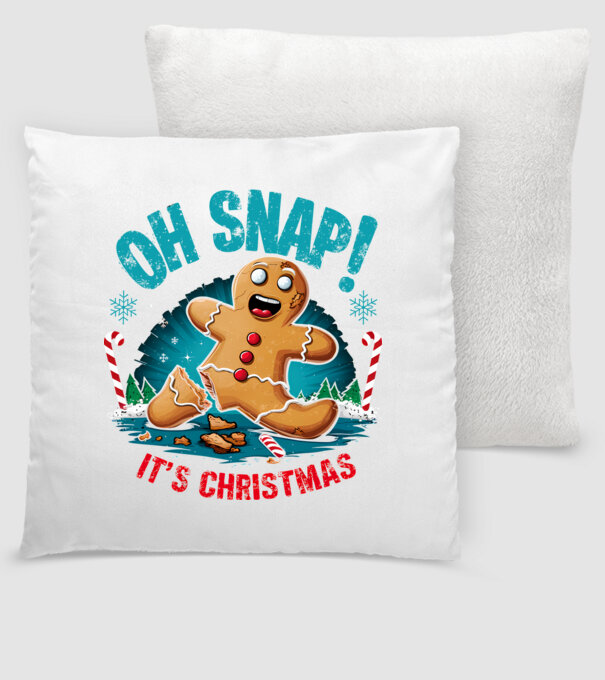 Oh snap! It's christmas Alb model alb pe tricou