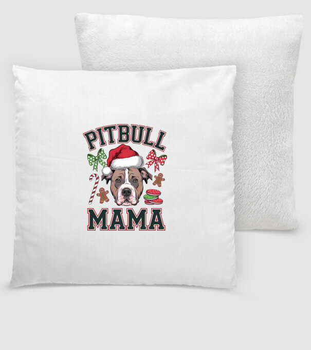 Pitbull Mama model alb pe tricou