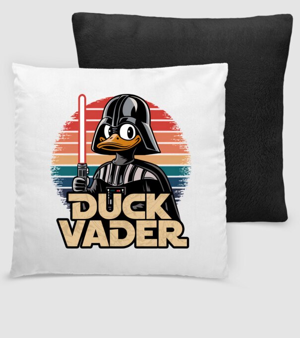 Duck Vader model negru pe tricou
