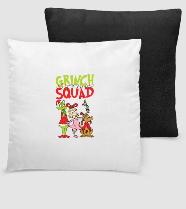 Grinch Squad model negru pe tricou