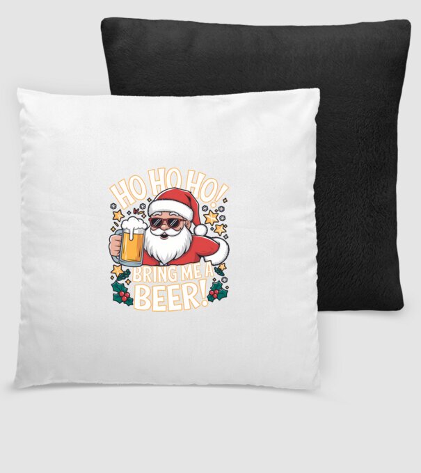 HO HO HO bring me a BEER santa Negru model negru pe tricou