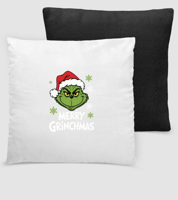 Merry Grinchmas Negru model negru pe tricou
