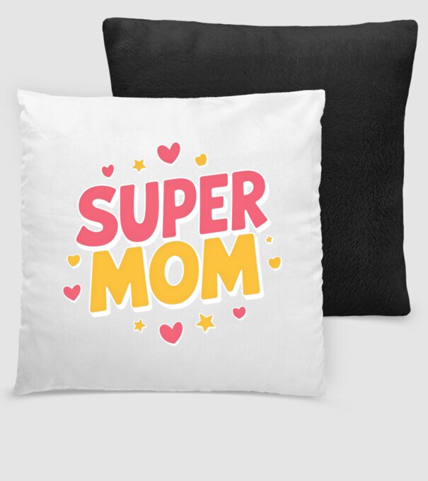 Super Mom Negru model negru pe tricou
