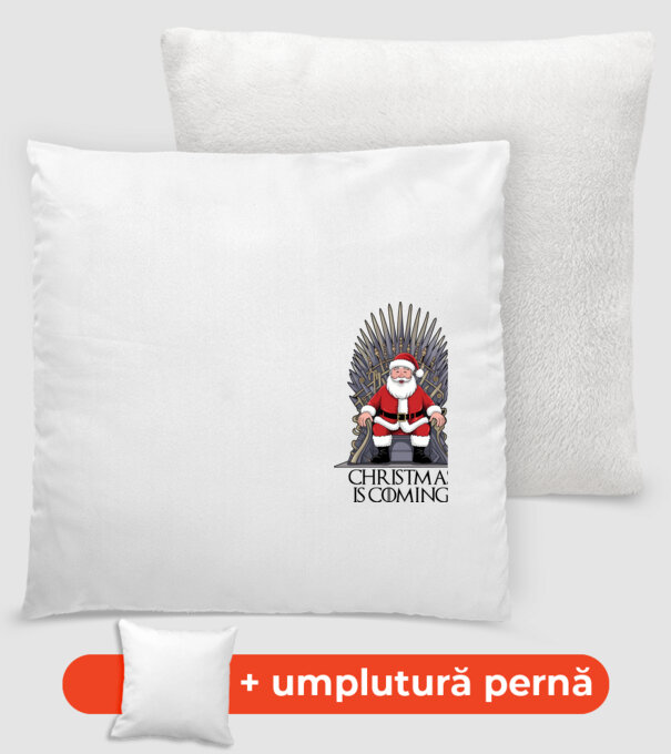 Christmas is Coming Alb model alb pe tricou