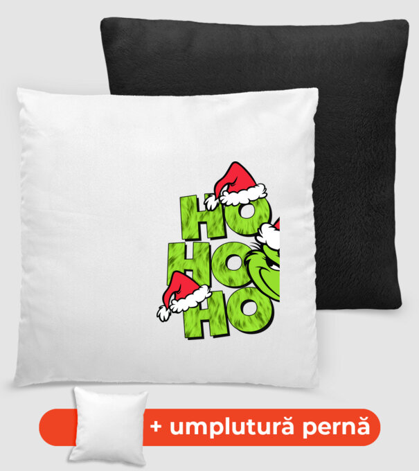Ho Ho Ho - Grinch model negru pe tricou