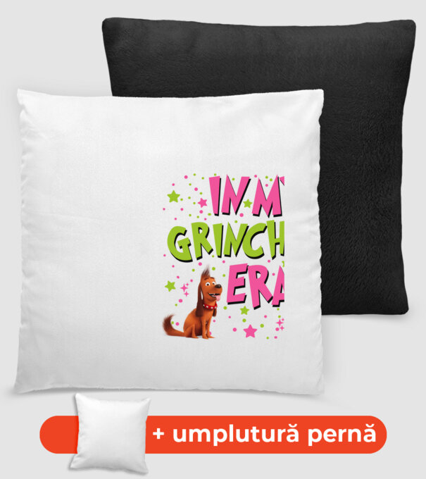 In my Grinch era model negru pe tricou