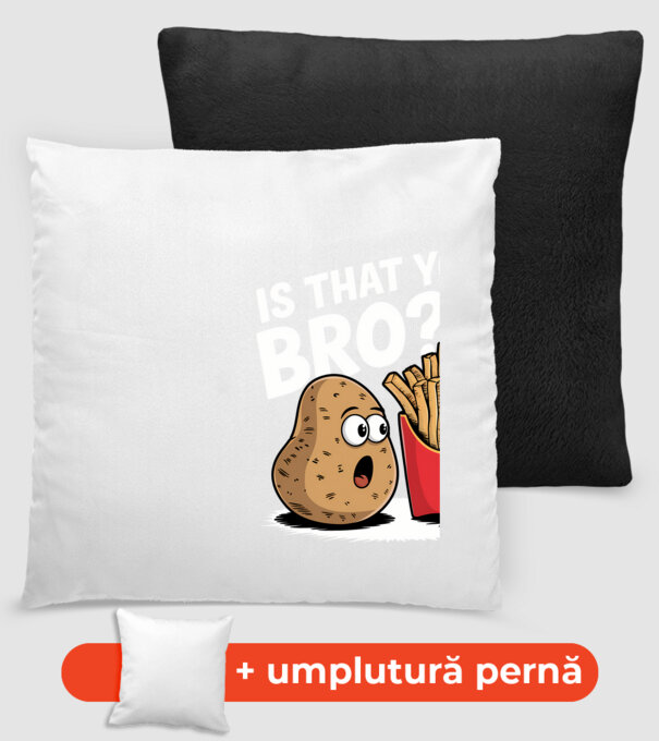 Is that you BRO?!! Negru model negru pe tricou